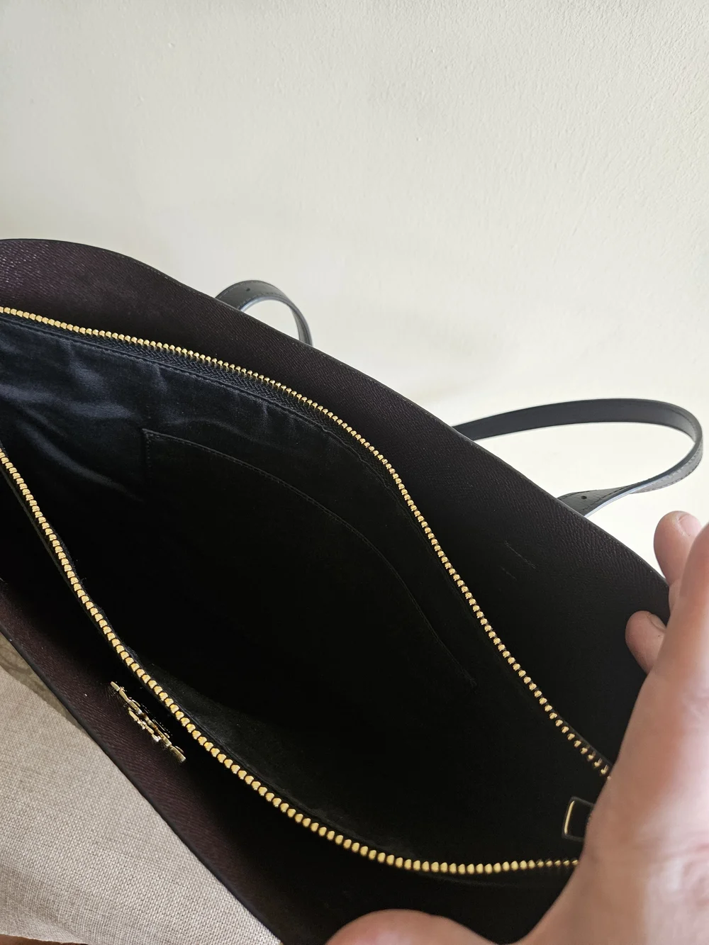 Coach Mollie Signature Canvas Tote W/Checkbook Wallet - Picture 14 of 16